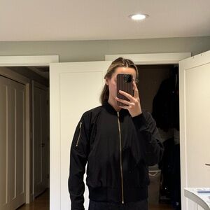 Albion women’s Black Bomber Jacket